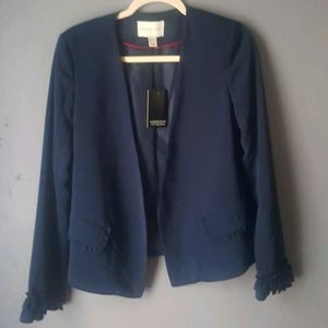 Adrienne Vittadini Open Front Blazer. Size S